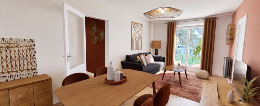 Appartement 3 pièces - 63m²