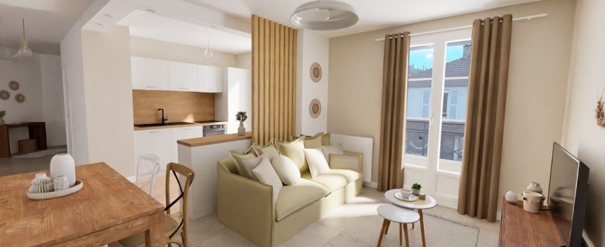 CHANTILLY - Appartement de trois pièces de 60m²